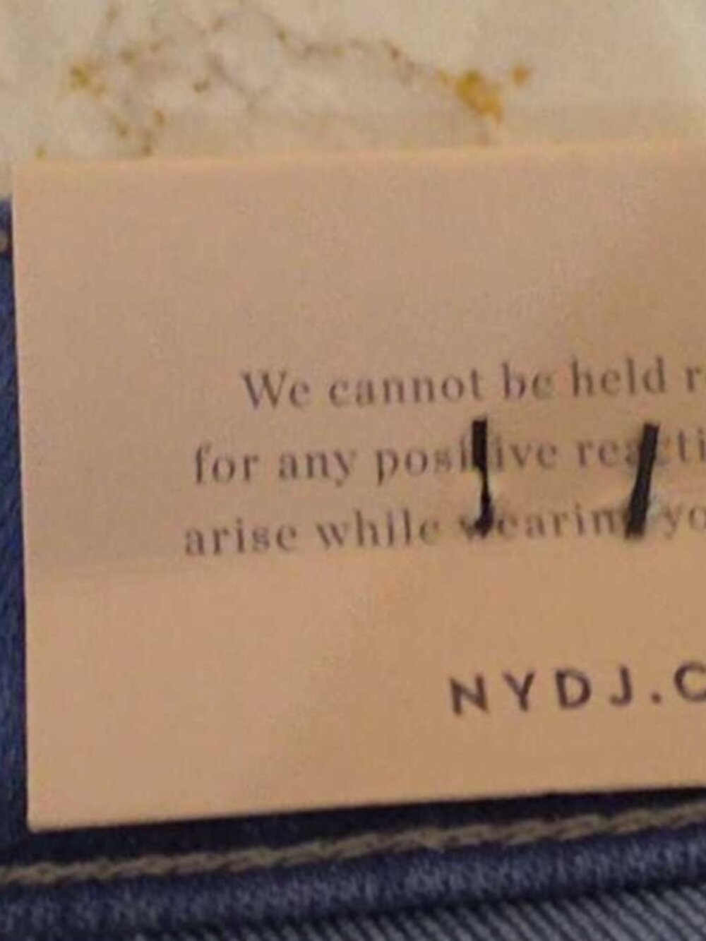NYDJ Marilyn Ankle Straight Leg Edgewater Jeans NWT, SZ 14, Midrise Lift Tuck - Picture 8 of 16